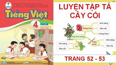 TIẾNG VIỆT 4: LUYỆN TẬP TẢ CÂY CỐI TRANG 52 - 53 SÁCH CÁNH DIỀU HAY NHẤT