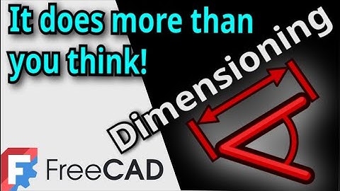 FreeCAD Dimensioning Tool: Doet meer dan je denkt! En hoe je het gebruikt!