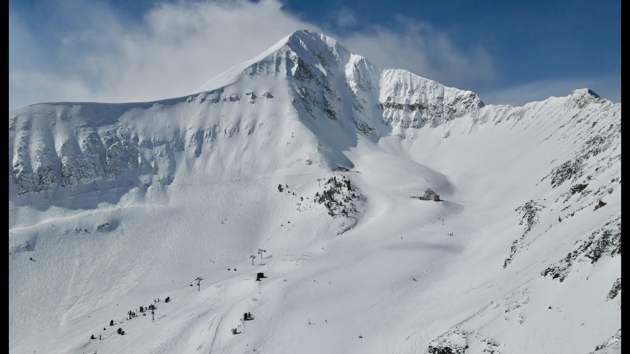 Big Sky, Montana Skiing Drone Footage Shredding Gnar Full Send YouTube