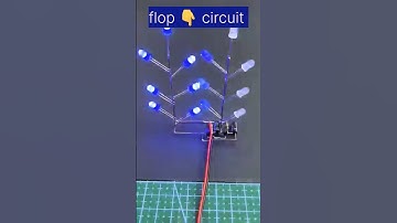 LED circuit chaser|Electronic project|flip flop LED #viral #shorts #trending