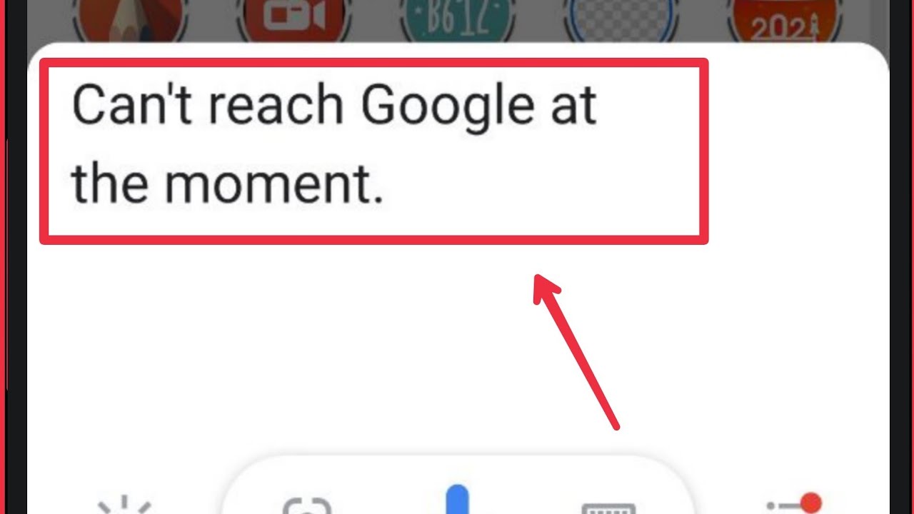 Good assistant keep showing can't reach Google at the moment.