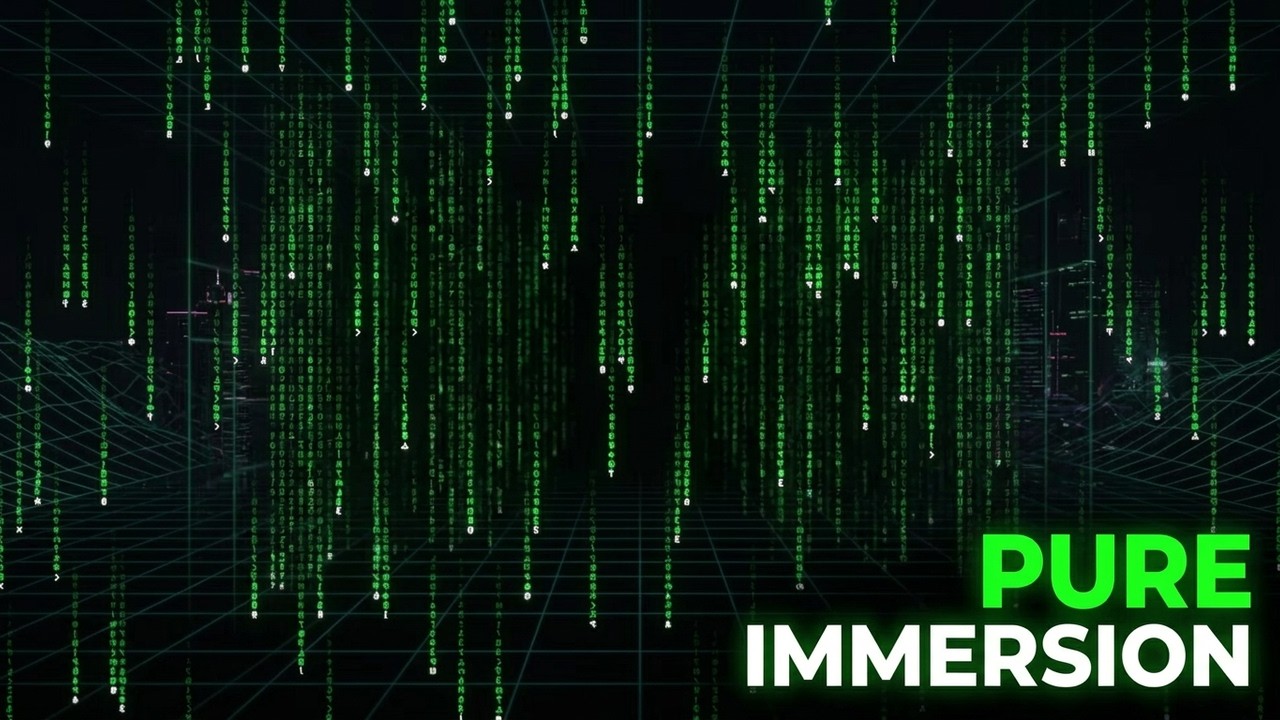 Matrix Aesthetic | Digital Rain Synthwave | 91 Minutes of Pure Immersion