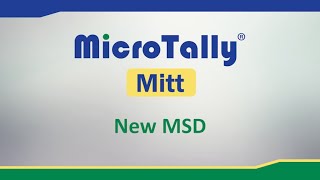 MicroTally® Mitt New MSD Sampling Concept Demo