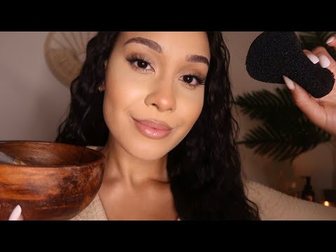 ASMR Paradise Spa Facial Treatment 🌿🌙 Check In, Oil Cleanse, Face Mask W/ Spa Music