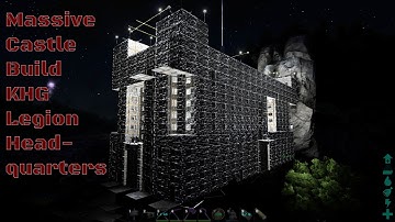 Massive Castle Build! Flyover and Walk Through of our Castle Base - Ark Survival Evolved!