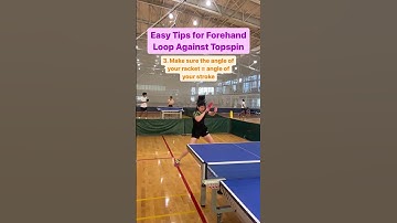Quick tips for forehand loop against topspin with #TeamJOOLA USA’s Sabrina Zhu! #joola #tabletennis