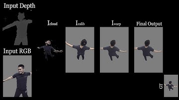 Volumetric Capture of Humans with a Single RGBD Camera via Semi-Parametric Learning