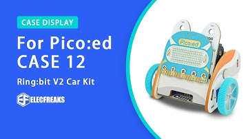 ELECFREAKS 丨 Ring:bit V2 Car Kit For Pico:ed Case 12