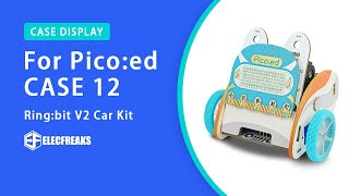 ELECFREAKS 丨 Ring:bit V2 Car Kit For Pico:ed Case 12