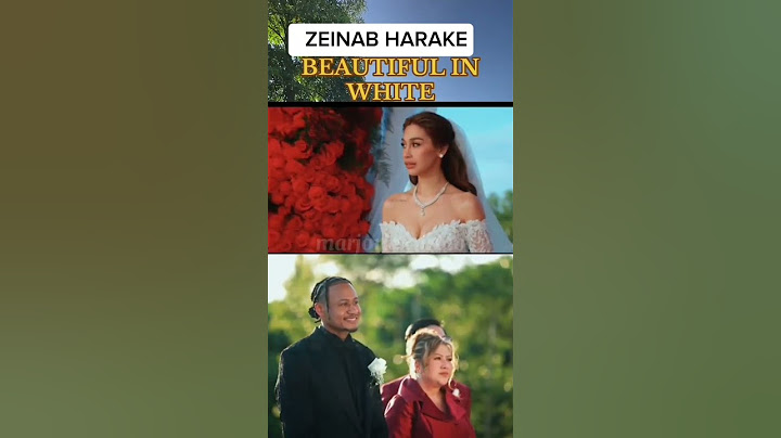 Zeinab Harake & Ray Parks Wedding.Sobrang Ganda ni Zeinab sa gown na creation ni Michael Cinco