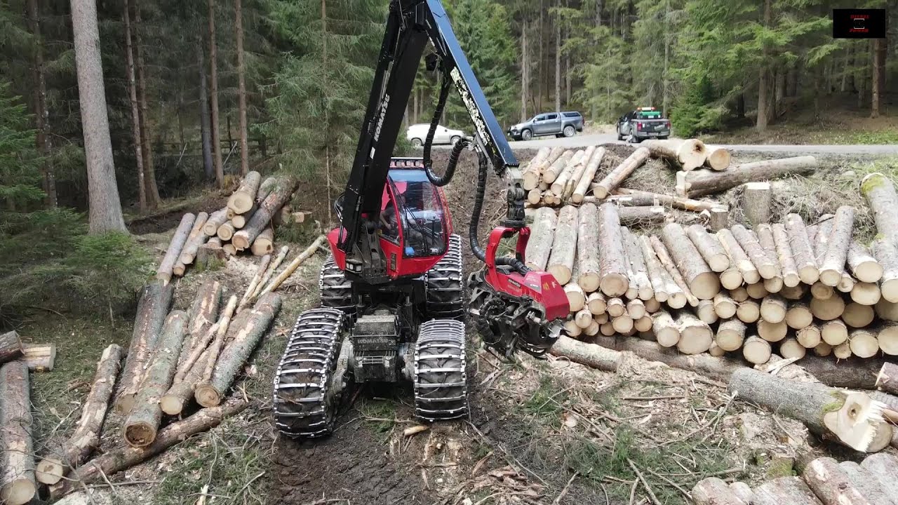 🌲 Komatsu 931xc & C144 🌲 Starkholzernte 🌲
