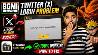 BGMI New Update 4.5 Twitter (X) Login Error 9999,9999 FIX 🔥 How to login BGMI with Twitter 😭 screenshot 5
