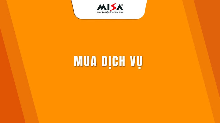 Cột nhóm hàng hóa dịch vụ mua vào misa