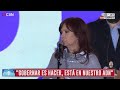 Cristina KIRCHNER: "GOBERNAR es HACER, está en NUESTRO ADN"
