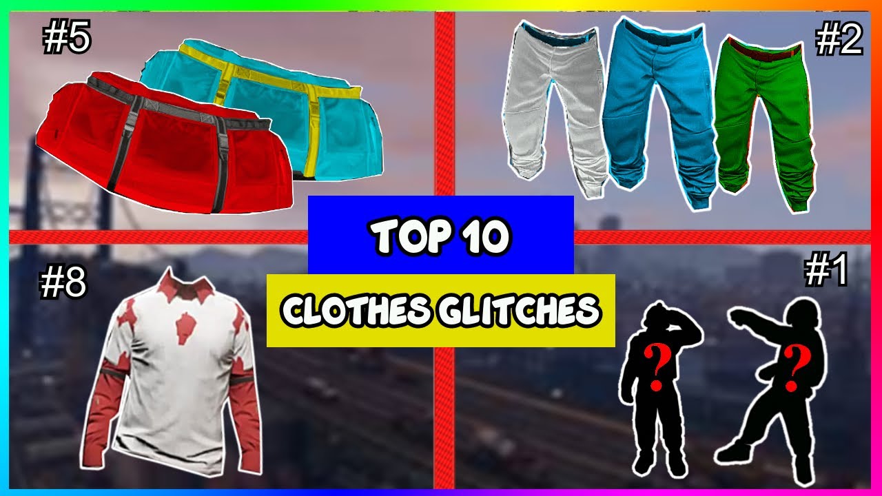 Ranking The Top 10 GTA Clothing Glitches! The Best GTA Clothing