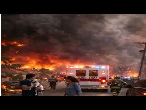 Video A real disaster.Hell on Mount Faeta:Thousands evacuated, smoke billowing as far as Pisa