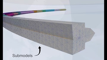 Multiscale simulation of fatigue crack propagation in a notched bar