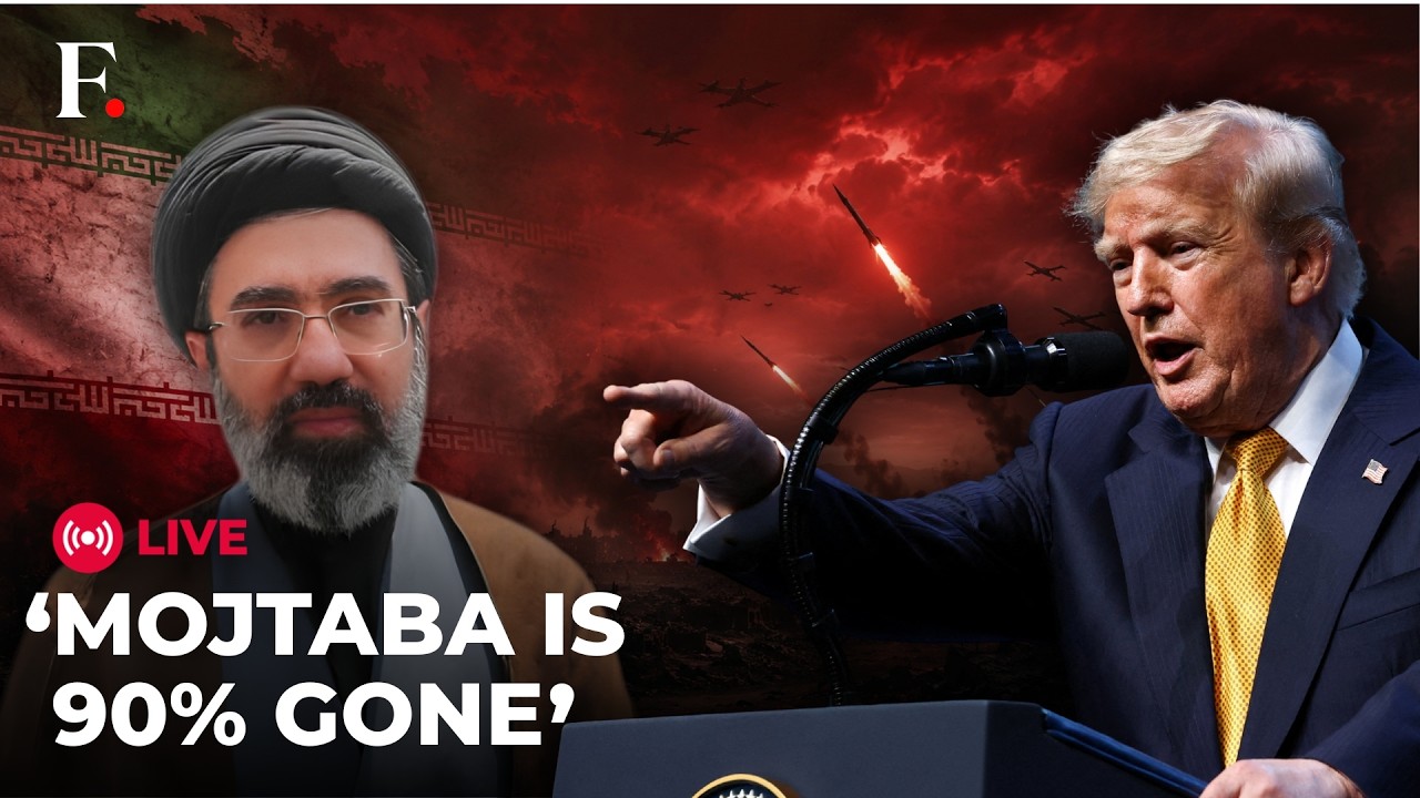 Trump LIVE: US President Trump Says Mojtaba Khamenei is '90% Gone' | US Iran War thumbnail