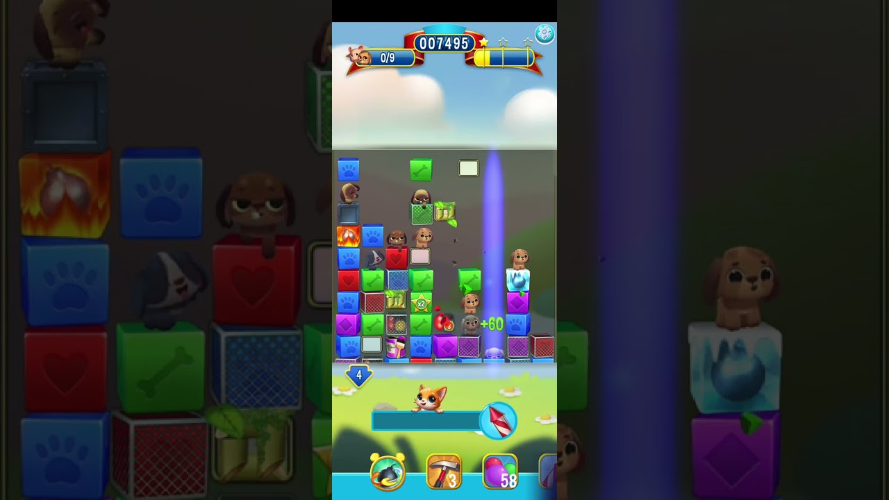Pet Rescue Saga level 4898  one balloon