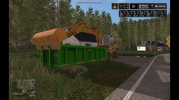 Farming simulator 17 Liebherr 902 loading container