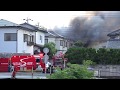 【火事現場】2017年5月20日発生 埼玉県入間市小谷田付近