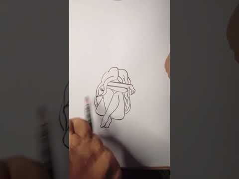 How to Draw a Girl BiBitot - Easy drawing Sketch -