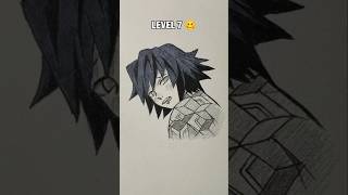 Drawing Giyuu Tomioka in different level #art #giyuu #memes #demonslayer #artandcraft #drawing