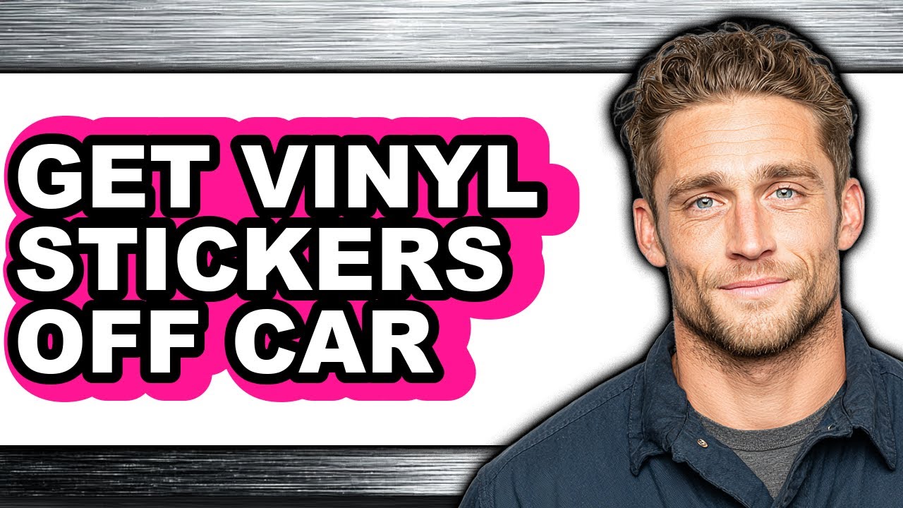 How to Get Vinyl Stickers Off Car (full Guide)
