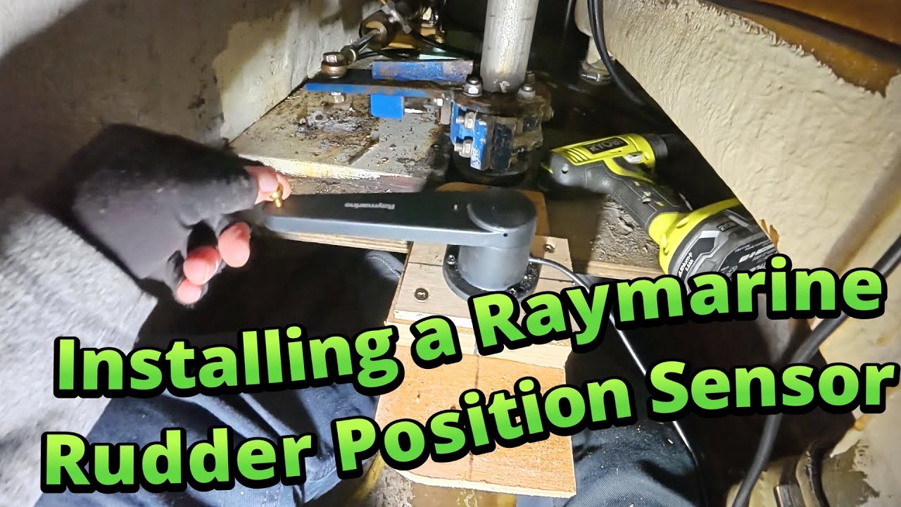 Green Rudder Position Sensor Installing a Raymarine rudder position sensor on a Jouet 1040 - YouTube
