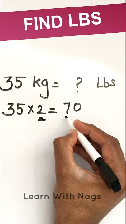 Very Simple to convert from kg to lbs (pounds) no need to remember any formula,Works 💯, #shorts