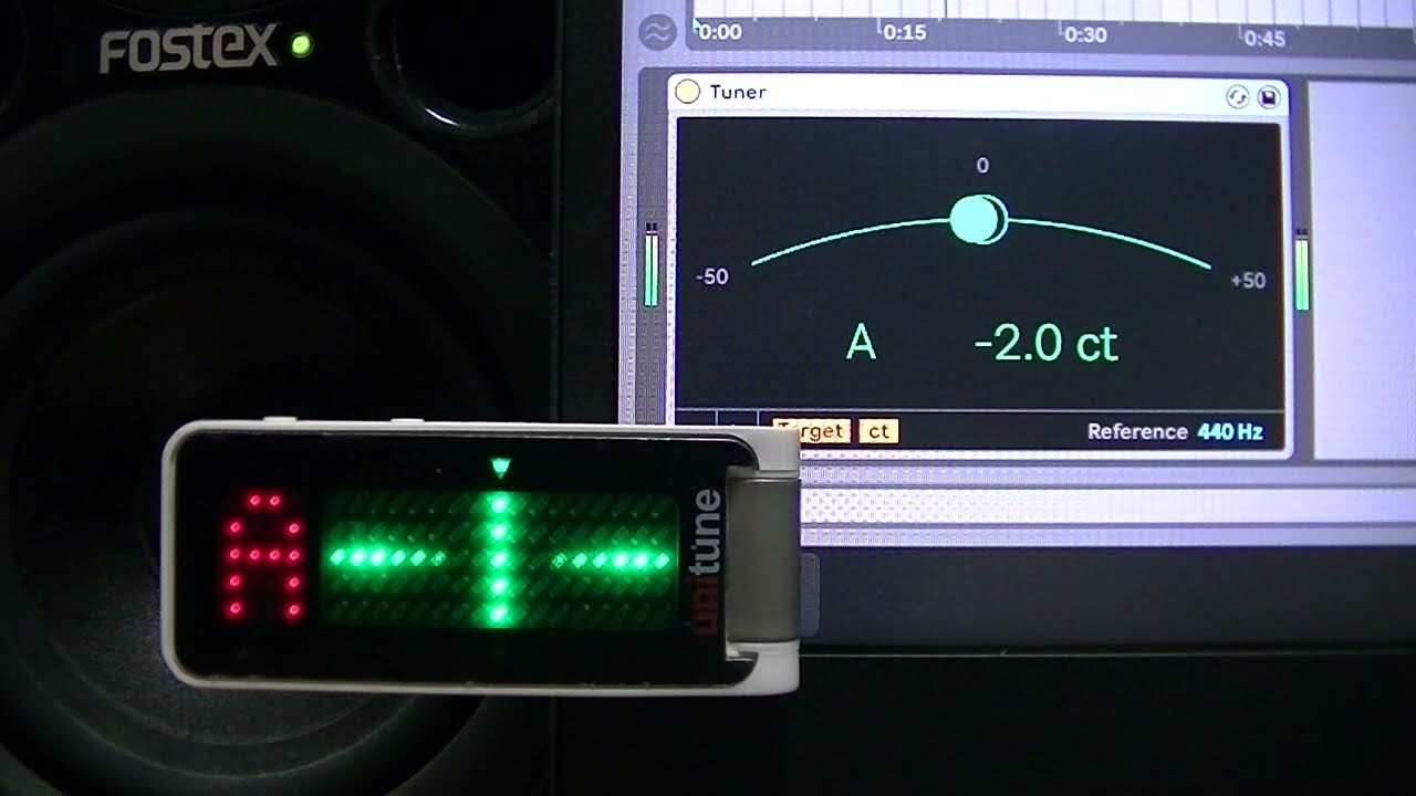 TC Electronic UniTune Clip : Needle / Strobe tuning modes