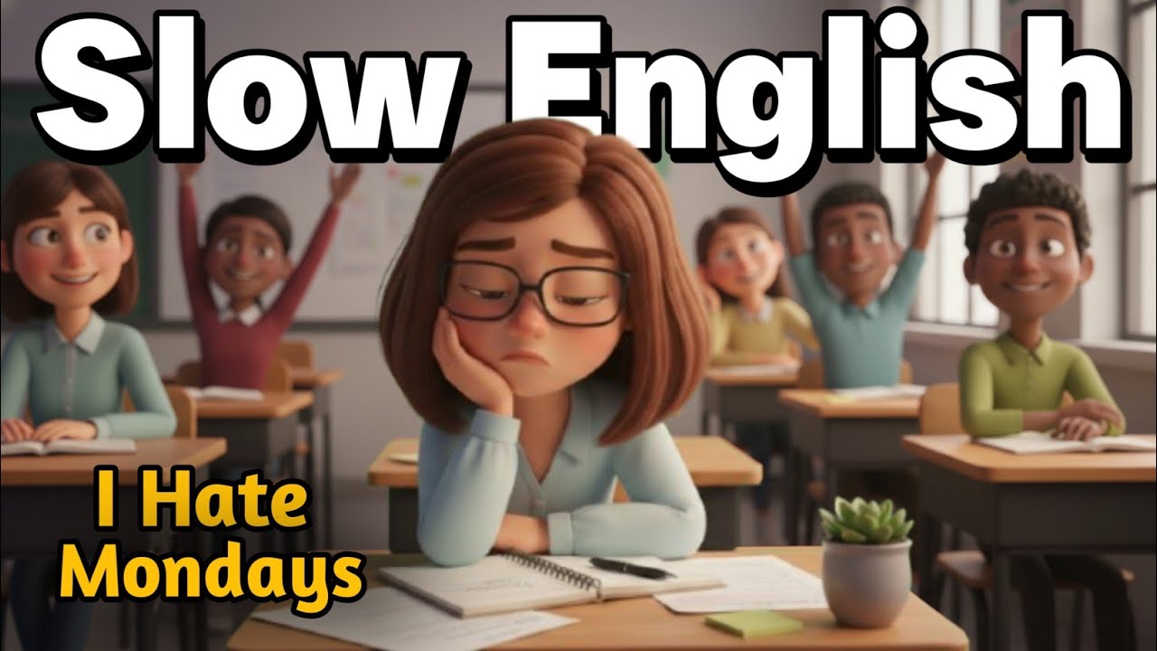 I Hate Mondays | Slow English Listening Practice for Beginners (A1–A2)