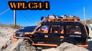 WPL C54-1 TOYOTA LAND CRUISER LC80 CON REMOLQUE BOAT #automobile #rcoffoad #best#rccar 