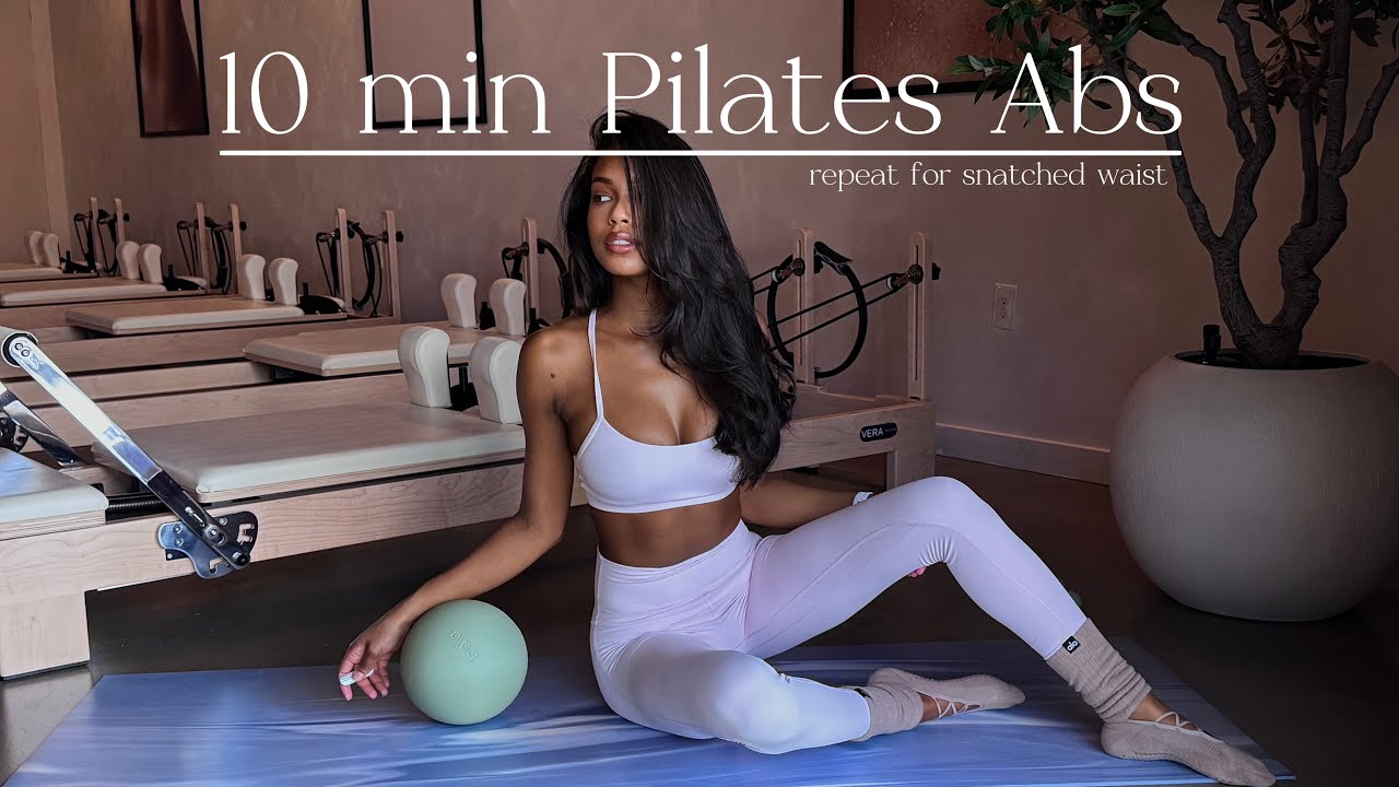 10min Everyday Pilates Ab Workout | Flat Stomach & Slim Waist | Optional Equipment
