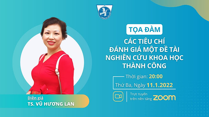 Tiêu chí đánh giá của đề tài nghiên cứu