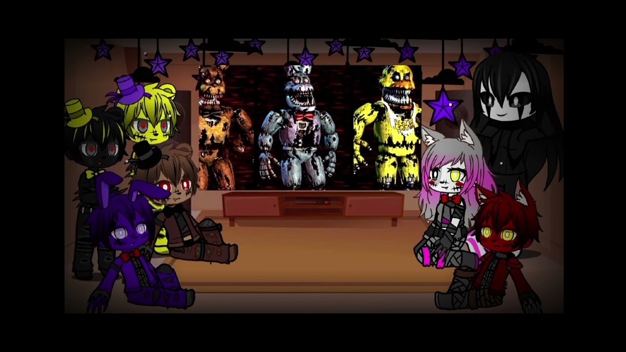 Реакция фнаф 4 на Сумочкина  ,,Обзор фнаф 4