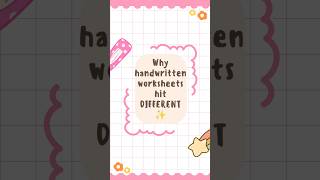 Why Handwritten Worksheets Hit Different for Kids (Age 5–7) | Class 1 Worksheets