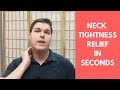 How to Get Rid of Neck Tightness and Muscle Spasms in Seconds