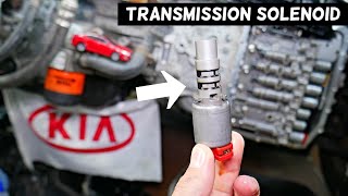 TRANSMISSION SHIFTING SOLENOID REPLACEMENT REMOVAL KIA OPTIMA FORTE SORENTO SPORTAGE SOUL RIO