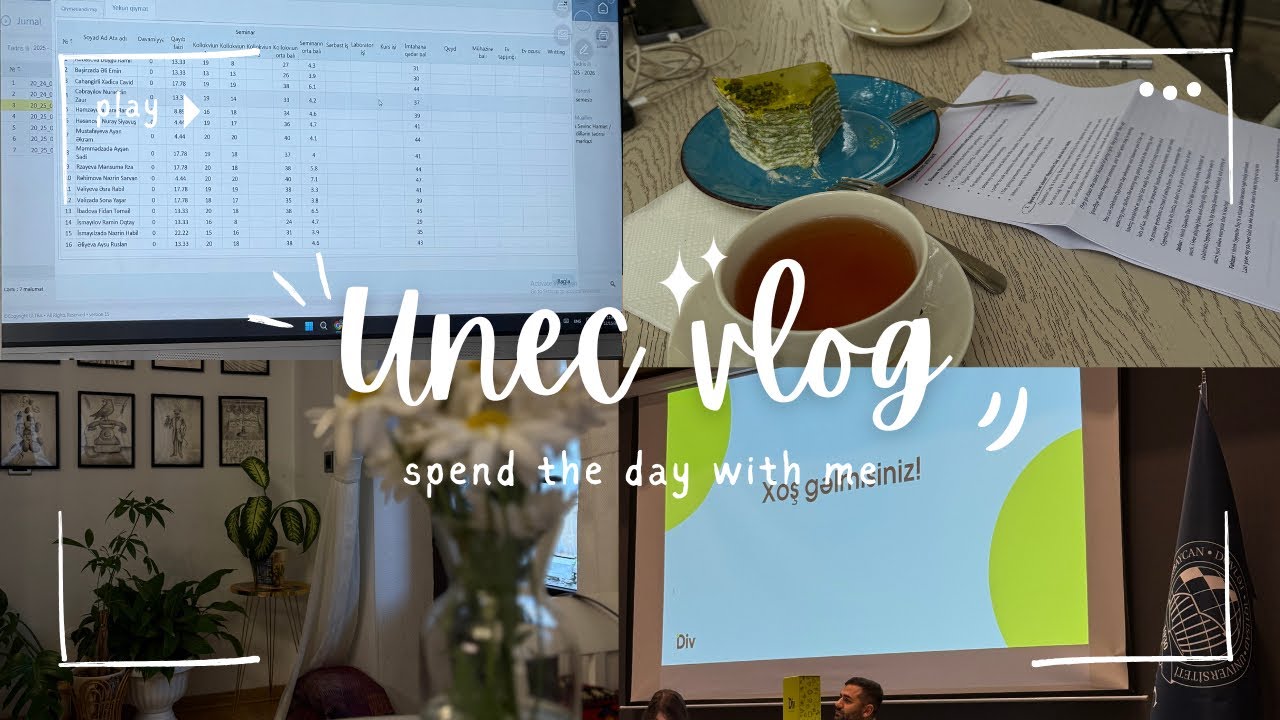 Uni days 🎓✨ | 3 günlük universitet vlogu