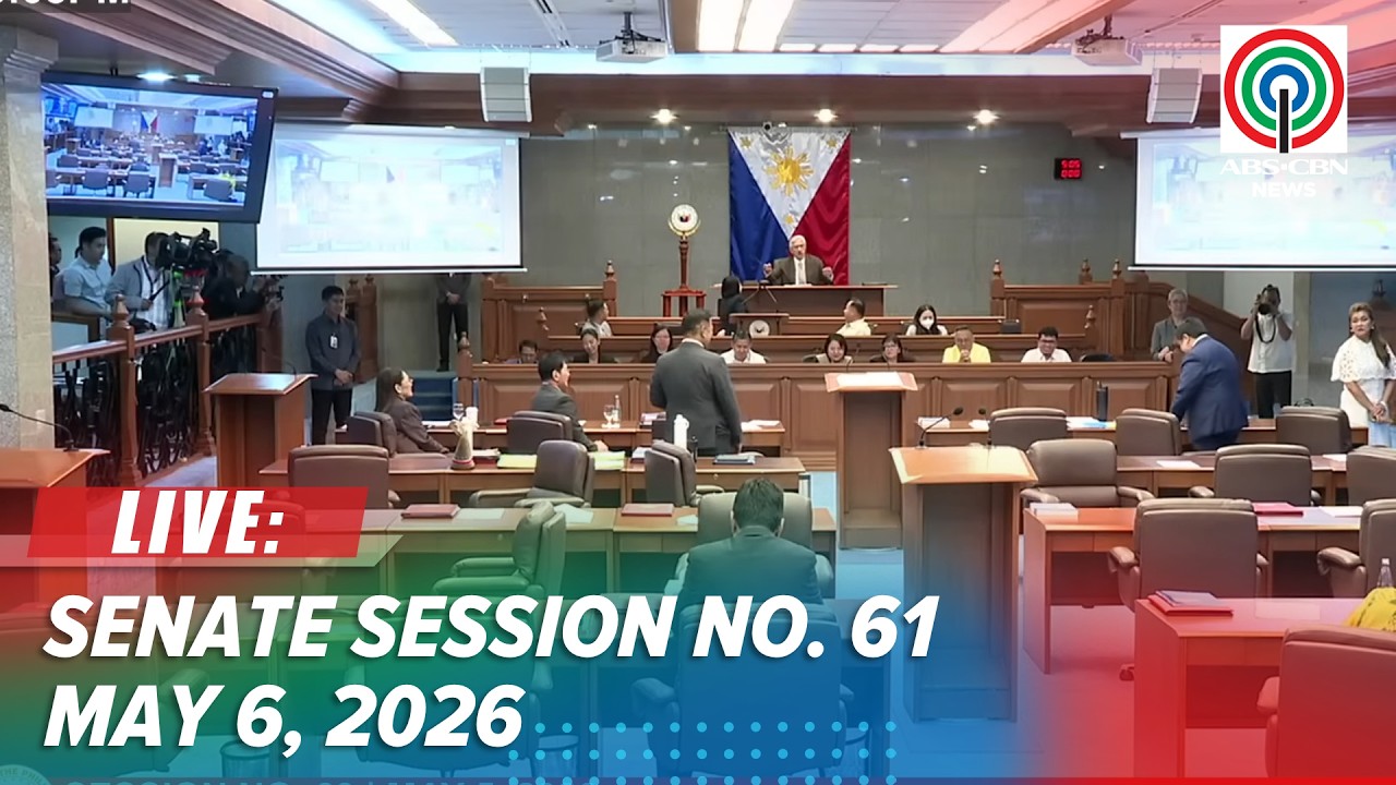 LIVE: Senate Session No. 61 | May 6, 2026