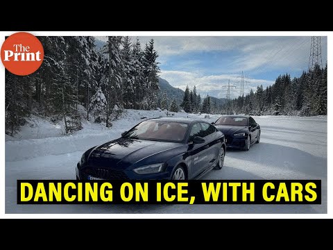 All about the Audi Ice Experience on a frozen field in Austria