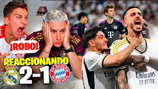 REACCIONANDO al MADRID 2-1 BAYERN MÚNICH ¡Siempre igual con este equipo!