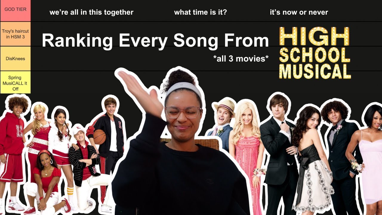 TIER RANKING EVERY HIGH SCHOOL MUSICAL SONG 🐾🏀🎤 *ALL 3 MOVIES*