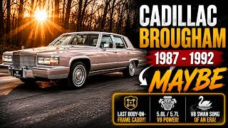 Player Profile Buy or Bye: 1987–1992 Cadillac Brougham — Last "Box" Caddy, 5.0L/5.7L V8 Swan Song!
