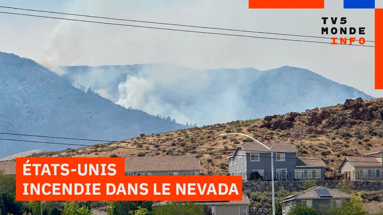 États-Unis : Plus de 40 000 évacués face au feu dans le Nevada