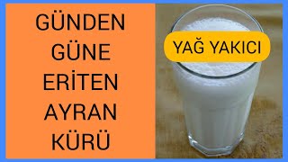 GECEDEN SABAHA 1 KİLO VER 👍🏼 AYRAN KÜRÜ NASIL YAPILIR?