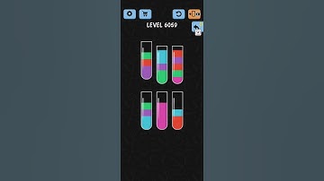 Water Color Sort Level 6059 Gameplay WalkThrough Solution