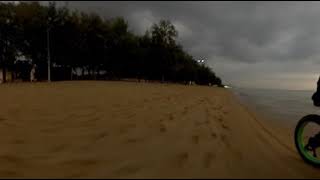 E-Biking At Jomtien Dong Tan Beach Vr Video 360, 4K