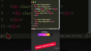 This Loading Animation is Pure HTML & CSS 🤯 | #Shorts